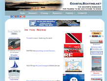 Tablet Screenshot of coastalsailing.net
